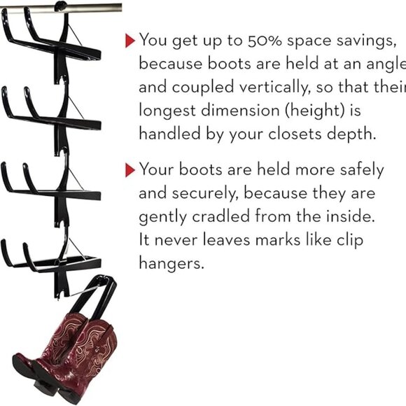 Boot Butler 5 Pair Boot Storage Rack - Picture 9 of 10